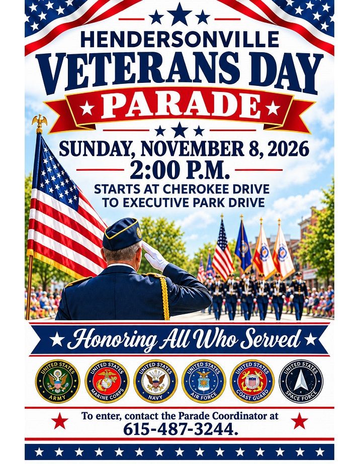 Hendersonville Veterans Day Parade 2026